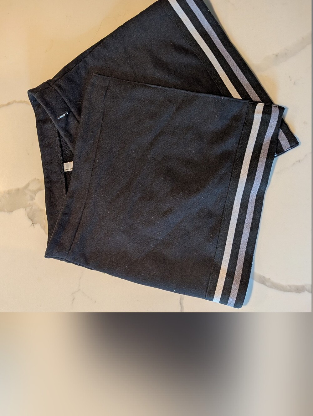 American Apparel OG Mini Wrap Skirt with Stripe Edge (Size L)
